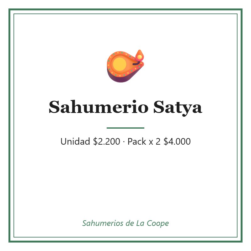 Sahumerio Satya